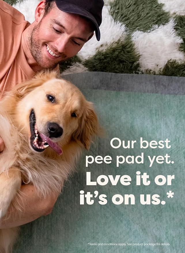 Earth Rated Max Absorbency Puppy Pee Pads for Dogs Absorbs 2X Faster & 2X More, Leak-Proof Odor-Free Potty Training Wee Wee Pad, Unscented, Large, 22” x 23”, 75 Count-PawvioPets