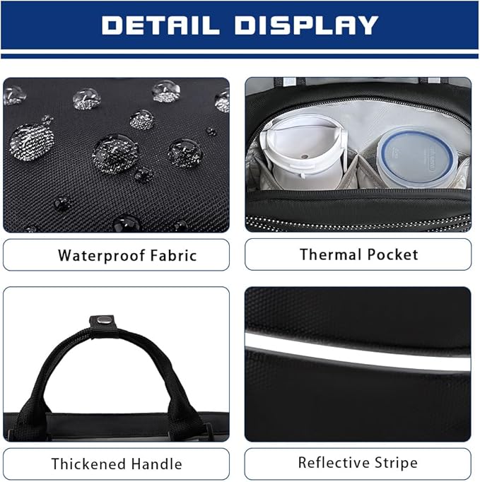 Dog Travel Bag, Airline Approved Pet Supplies Backpack, Dog Travel Backpack Accessories Set with 2 Silicone Collapsible Bowls and 1 Leash Clip for Camping, Road Trips & Weekends Away（Black）-PawvioPets