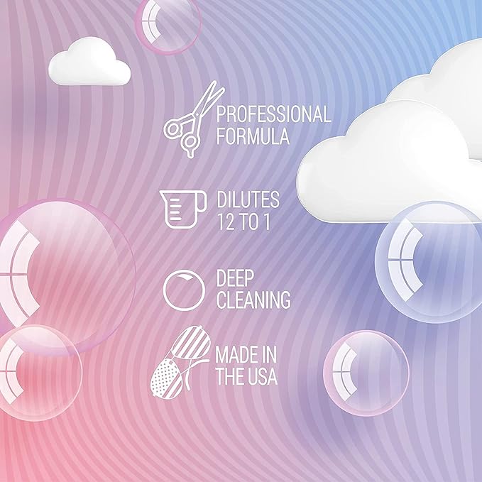 Deodorizing Dog Shampoo, Gallon - Naturally Derived, Eliminates Pet Odor, Breaks Through Dirt and Build up, Leaves Dogs Smelling Fresh, USA Made-PawvioPets