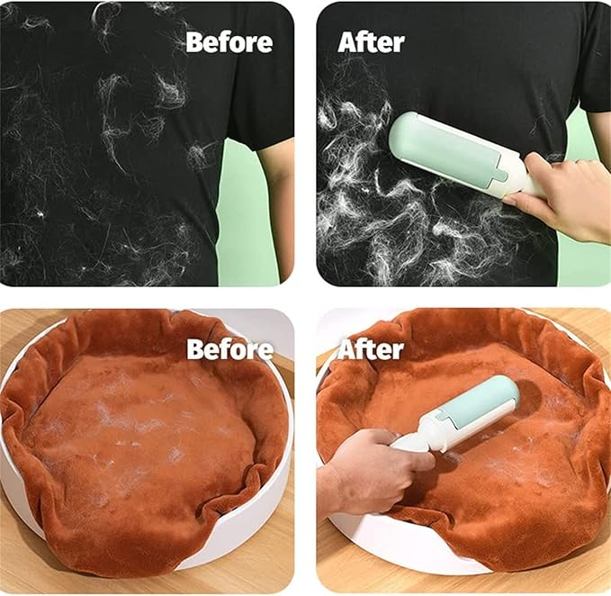 2023 New Pet Hair Remover Roller - Reusable and Washable for Dog/Cat Fur - Best for Couch and Furniture (C-2PCS)-PawvioPets