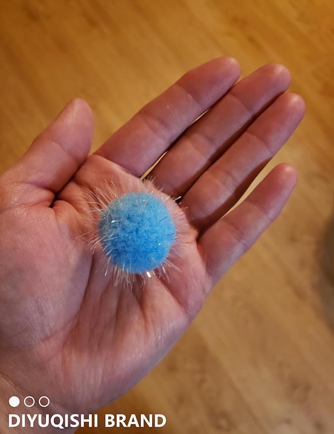 100-Pack Cat Toy Balls – Soft Fuzzy Toys for All Cats to Play and Exercise Indoors (1.5 inch, Cat Toys Pro Collection)-PawvioPets