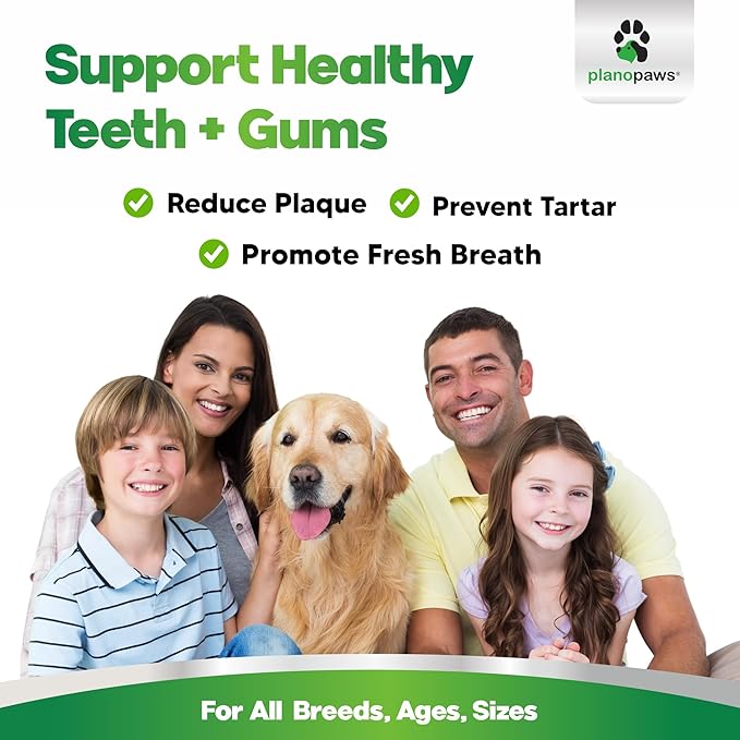 Dog Teeth Cleaning Powder - Plaque and Tartar Remover - Dental Powder with Bactase PET - Breath Freshener for Overall Dental Care - Supports Mouth, Teeth, and Gum Health for All Ages and Sizes-PawvioPets