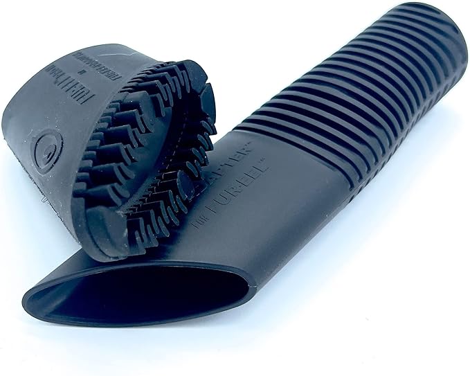 Buff Brite Fur Remover PRO II (2.0) with Fang Adapter - Dog and Cat Grooming Tool, Vacuum Attachment for Pet Hair Removal-PawvioPets