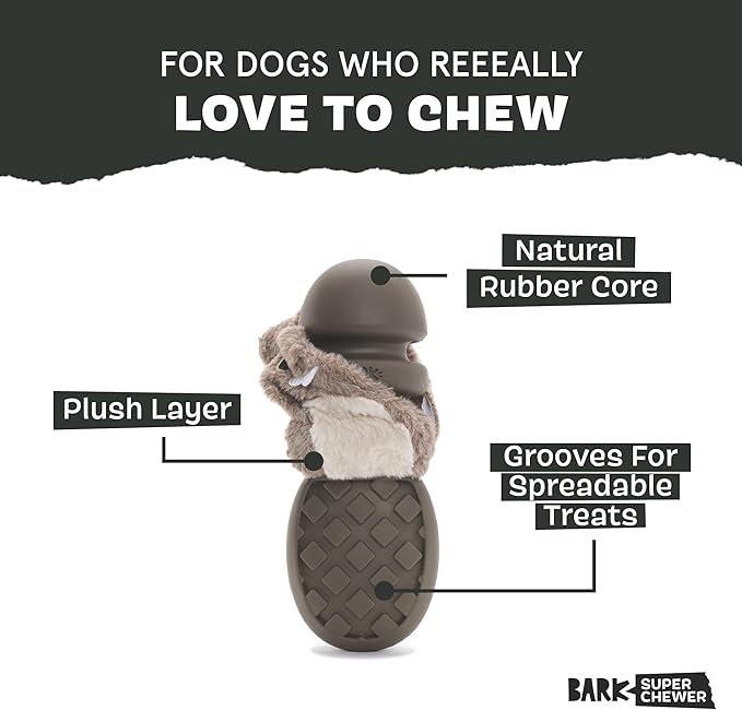 Barkbox Buck Wild Super Chewer Dog Toy for Medium to Large Dogs, Perfect for Dogs Who Love Gnawing, Shredding and Tough Playtime Fun-PawvioPets