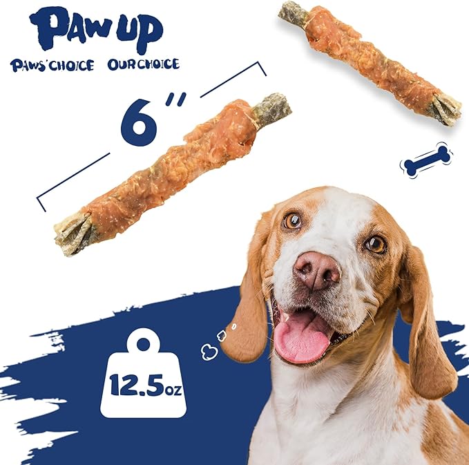 Dog Treat Chicken Wrapped Cod Skins, Fish Chews Rolls for Medium Dogs, Healthy, Rawhide-Free, 12.5 oz-PawvioPets