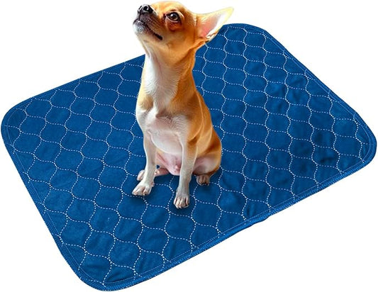 2Pack Washable Pee Pads for Dogs 18”x24”, Quick Dry Puppy Pads, Waterproof, Non Slip, Premium Reusable Dog Training Pads-PawvioPets