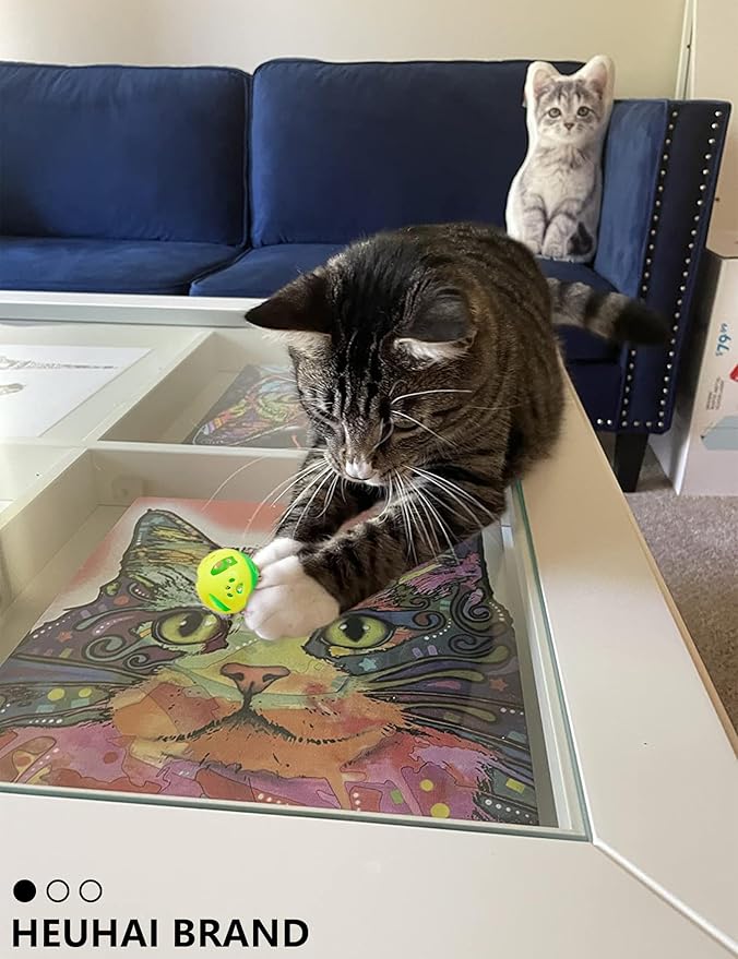 5 Pack Cat Toys, Fun & Interactive (1.5'', Basic Cat Toy Set)-PawvioPets