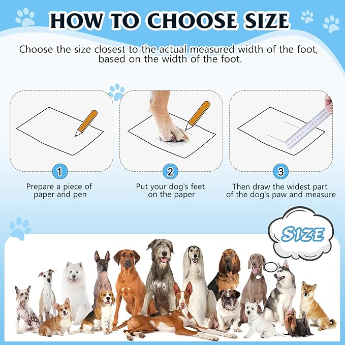 Dog Shoes for Large Medium Small Dog, Mesh Breathable Dog Shoes for Hot Pavement, Anti-Slip Dogs Boots Paw Protectors with Reflective for Outdoor Walking Indoor Hardfloors (Size 3)-PawvioPets
