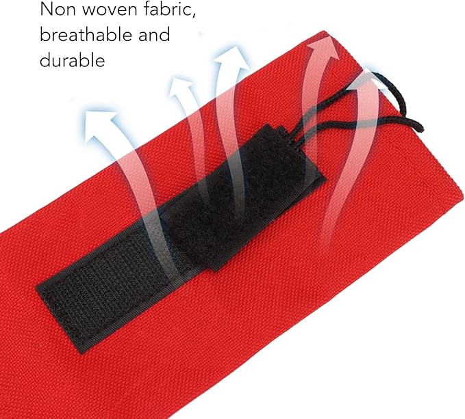 GLOGLOW Horse Tail Bag, Design Horse Tail Guard with Fringe for Keep Tail and Protected (Red)-PawvioPets