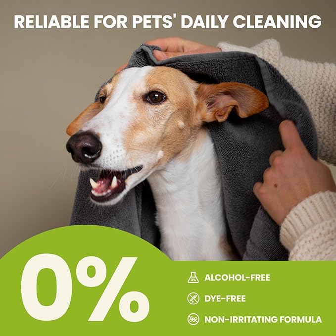 Dog Ear Finger Wipes for Dogs & Cats, 150 Count-PawvioPets