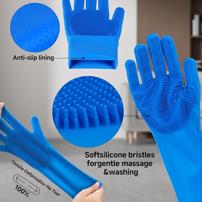 3-in-1 Pet Steam Brush Set for Dogs & Cats, Grooming Comb with Spray, Defur Tool, Water-Free Shampoo, Bath Gloves,Bath Brush, Tooth & Ear Brush, Towel (11PCS)-PawvioPets