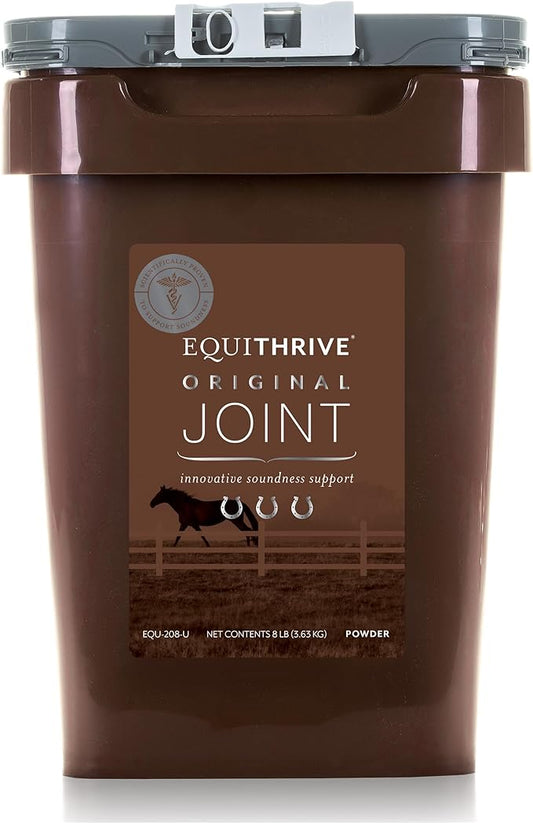 Equithrive Original Joint Supplement Powder with Resveratrol and Hyaluronic Acid for Horses, Equine Care, 8 lbs-PawvioPets