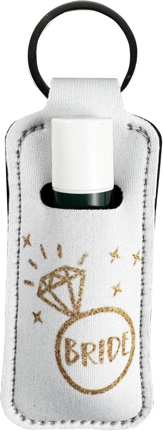 KIDZVEFUN Bridesmaid Proposal Gifts, 12Pcs Chapstick Holder for Bachelorette Party Favors Wedding Bridal Shower Cute Gifts for Women Lip Balm Holder (1 Bride+11Pcs Pink)