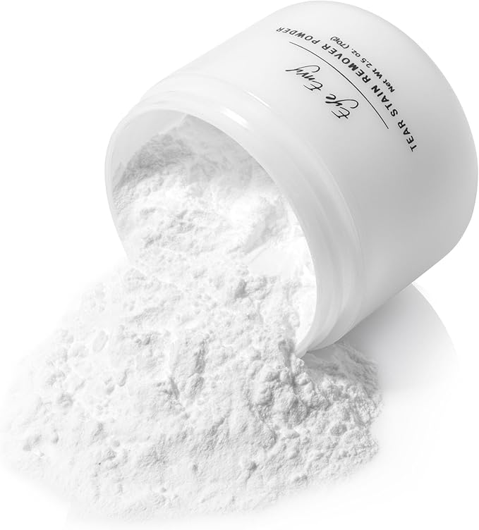Eye Envy Tear Stain Remover Powder for Dogs and Cats. 100% Natural, Safe. Apply Around Eyes. Absorbs and Repels Tears. Keeps Area Dry. Treats The Cause of Staining. Made in The USA (2.5 oz)-PawvioPets