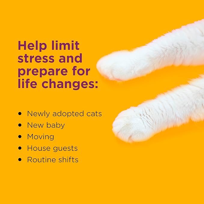 COMFORT ZONE Value Kit: 3 Cat Calming Diffusers & 6 Refills; Cat Pheromones Help Anxiety; Reduce Stress, Urine Marking, Scratching-PawvioPets
