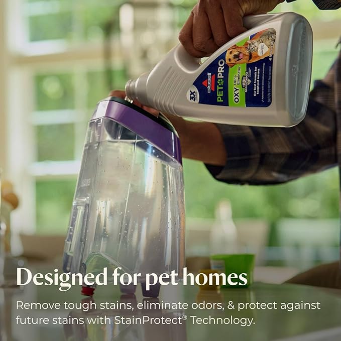 BISSELL ProHeat 2X Revolution Pet Pro Plus, 3588F, Upright Deep Cleaner, 30-minute Dry Time, Dual Dirt Lifter Powerbrush, Hose & Tool Attachment, Pet Upholstery Tool and Tough Stain Tool Included-PawvioPets