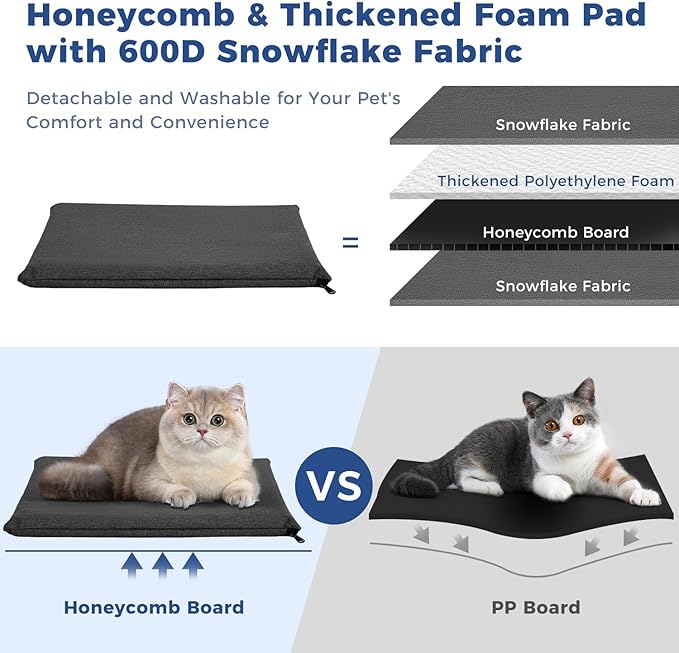 Apollo Walker Dog & Cat Carrier Backpack for 4-15lb Pets - Ventilated Safe Design with Padded Back Support, Breathable Mesh Pet Backpack for Hiking, Travel, Outdoor (Black)-PawvioPets