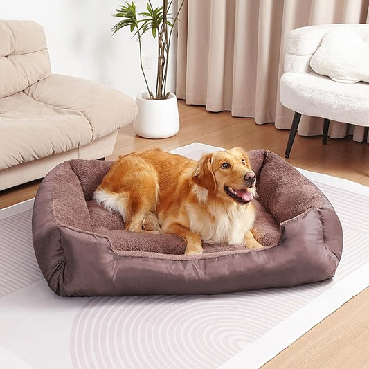 Dog Beds for Large Dogs, Pet Bed with Machine Washable Comfortable and Safety for Large Dogs-PawvioPets