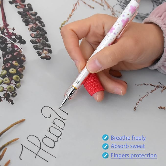 9 Pack 1" x 5 Yards Self Adhesive Bandage Wrap Self Stick Wrap for Ankle, Wrist, Finger, Sports, Breathable Cohesive Vet Tape for Pets (Red)-PawvioPets