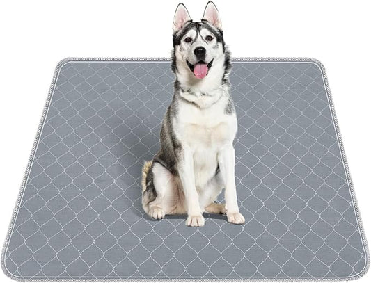 Conkote 2 Pack Washable Dog Pads 30" x 32", Reusable Pee Pads Waterproof Pet Puppy Playpen Pads Dog Mats with Non-Slip Bottom for Pet Training, Incontinence, Whelping, Playpen, Potty-PawvioPets