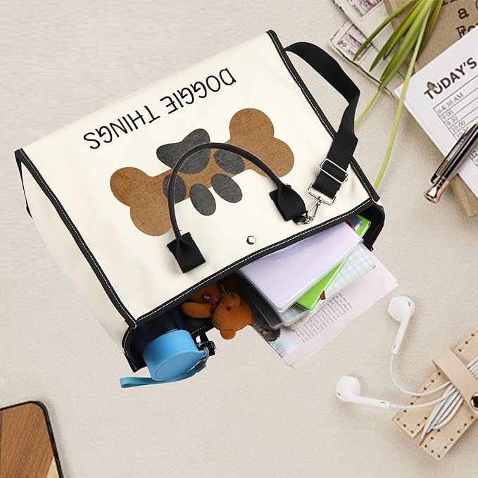 FOTAP Dog Owner Shopping Tote - Dog Park Bag and Doggie Gift-PawvioPets