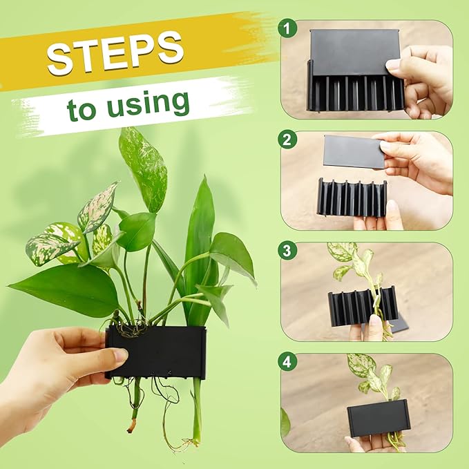 Aquarium Plant Holder with 5 Hole, Plastic Aquatic Plant Pot, Aquarium Planter Cups for Aquarium Plants Live, Aquarium Decor for Fish Tank Live Plants, 1.5inch-PawvioPets