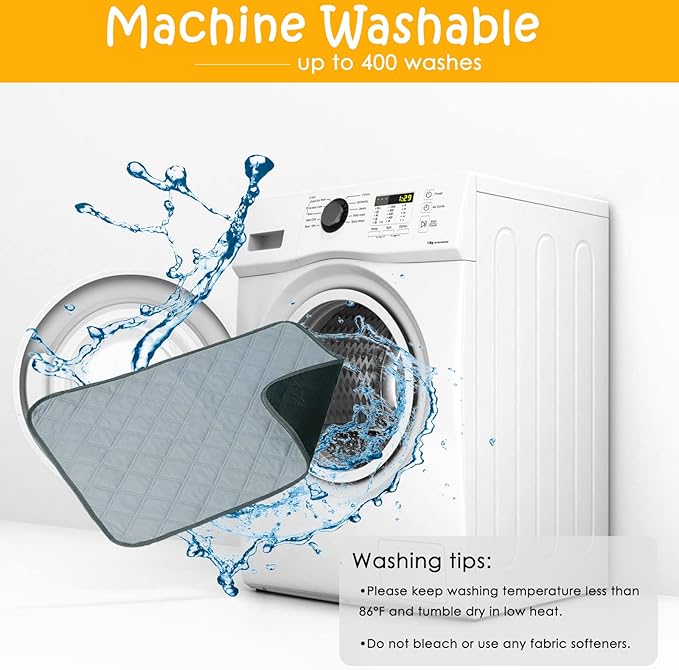 4 Pack Guinea Pig Cage Liners Washable Super Absorbent Guinea Pig Bedding Waterproof Reusable Guinea Pig Pee Pads Anti Slip Mat for Small Animals Rabbit Hamster Rat - 24" x 18"-PawvioPets