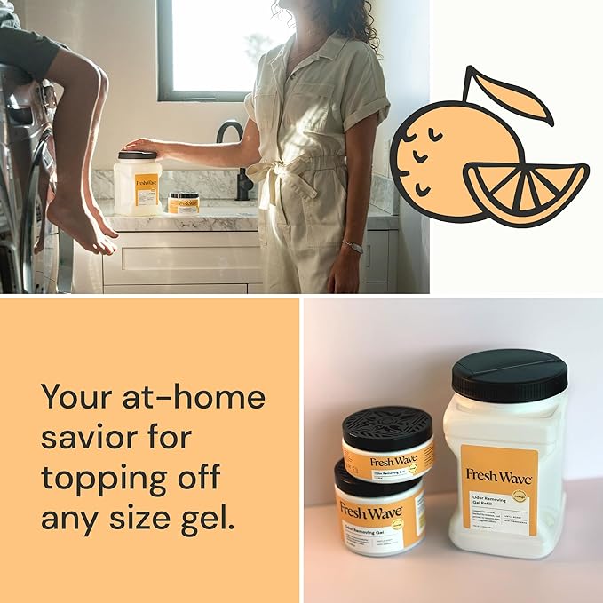 Fresh Wave Orange Odor Removing Gel Refill, 63 oz-PawvioPets