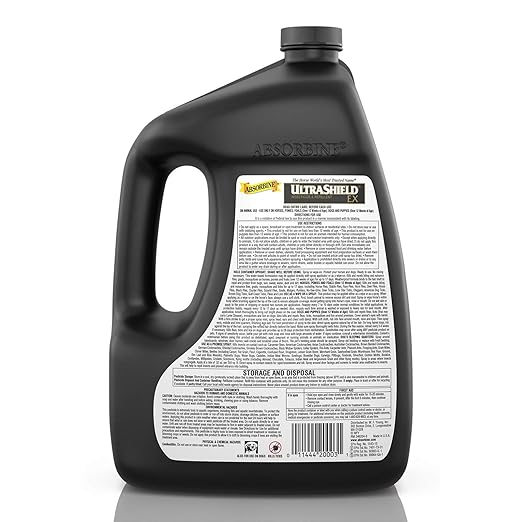 Absorbine UltraShield EX 128oz Insecticide, Kills & Repels Flies, Mosquitoes, Ticks, Fleas, Lice, Use on Horses, Dogs, Premises-PawvioPets