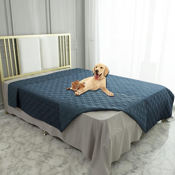 Ameritex Waterproof Blanket Reversible Dog Bed Cover Pet Blanket for Furniture Bed Couch Sofa-PawvioPets
