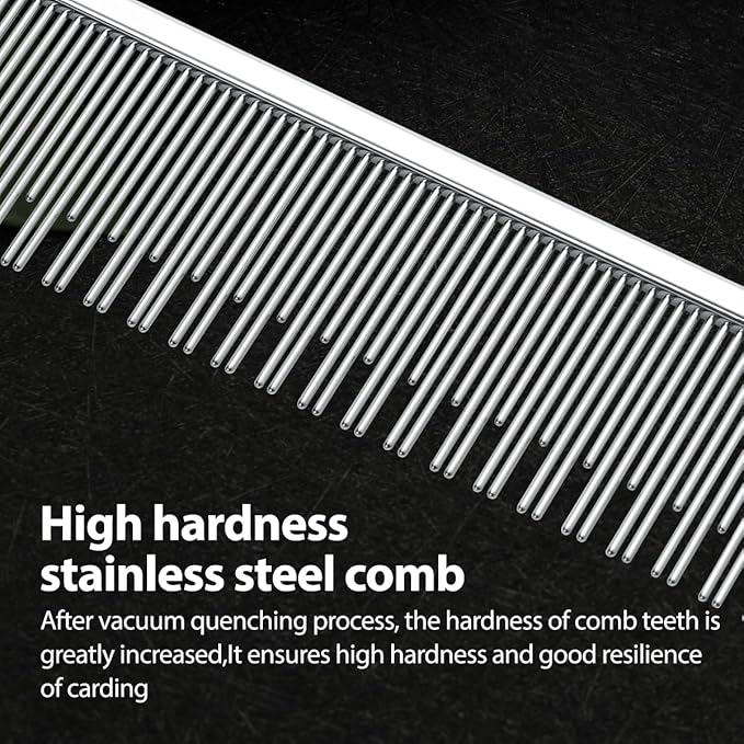 6.1" Dog Grooming Comb for Long Haired Cats & Dogs-PawvioPets