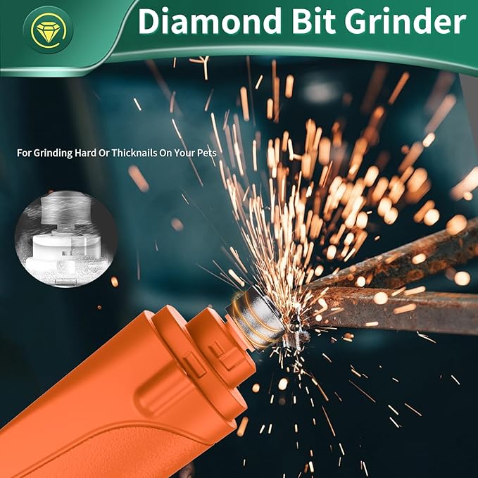 2-in-1 Cat Nail Clippers & Dog Nail Clippers Trimmers for Large Medium Small Dogs Cats Claw Trimmer Quick Sensor and Safety Guard USB Rechargeable with 2 LED Lights Dogs Nail Trimmer-PawvioPets