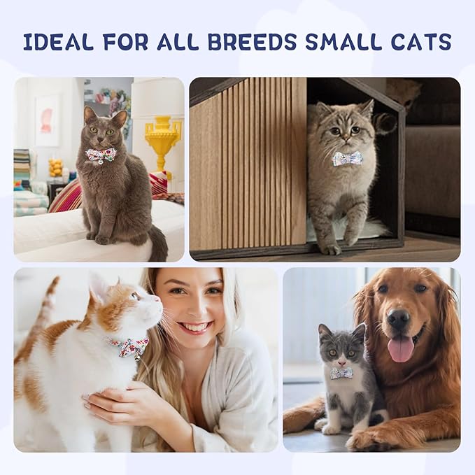 Cat Cone Collar Soft, Adjustable Protective Cats Neck Recovery Cones After Surgery-PawvioPets