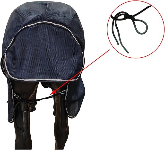 BARN & STABLE Breathable and Tear-Resistant Horse Fly Sheet with UV Protection Equine Summer Sheet Horse Fly Blanket with Removable Web Leg Straps-PawvioPets