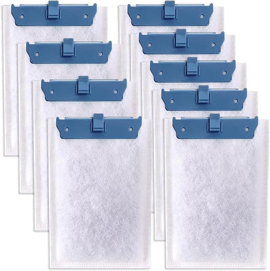 9 Pack Filter Cartridge Compatible with Whisper Bio-Bag Filters 10i/IQ10/PF10, Medium Replacement Filter Cartridges for Aquariums Compatible with ReptoFilte 20 gallons (90 GPH)-PawvioPets