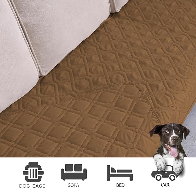 Ameritex Waterproof Dog Bed Cover Pet Blanket for Furniture Bed Couch Sofa Reversible-PawvioPets