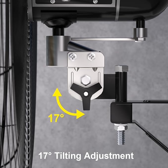 9600 CFM 30" Outdoor Wall Mount Misting Fans with 2 Pack, High Velocity 3-Speed Waterproof Professional Oscillating Wall Fan, Heavy Duty Industrial Fan for Commercial, Garage, Warehouse, UL Listed-PawvioPets