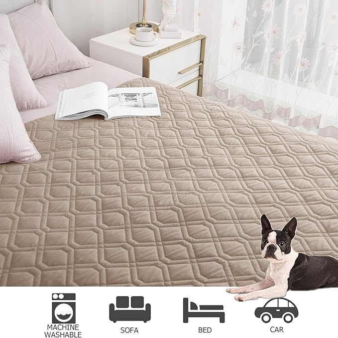 Ameritex Waterproof Dog Bed Cover Pet Blanket for Furniture Bed Couch Sofa Reversible-PawvioPets