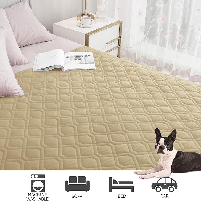 Ameritex Waterproof Dog Bed Cover Pet Blanket for Furniture Bed Couch Sofa Reversible-PawvioPets