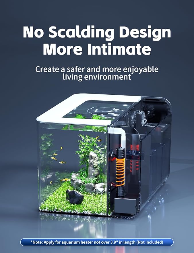 Betta Fish Tank, 2.5 Gallon Aquarium Kit with Filter, Light, Self Cleaning, Oxygenation, Small All in One Starter Fish Tank for Goldfish, Guppy, Shrimp, Desktop, Acrylic-PawvioPets