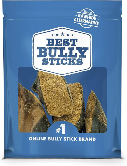 Best Bully Sticks Peanut Butter Stuffed Cow Hooves - 4 Count (Pack of 1) - Natural Dog Treat, Easily Digestible, Supports Dental Health-PawvioPets
