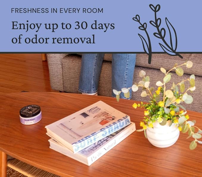 Fresh Wave Odor Removing Gel, Original 15 oz. & Lavender 7 oz.| Safer Odor Absorbers for Home | Natural Plant-Based Odor Eliminator | Every 7 oz. Lasts 15-30 Days | for Cooking, Trash & Pets-PawvioPets