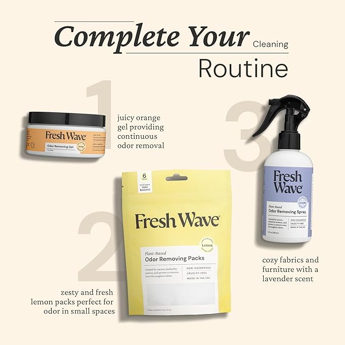 Fresh Wave Orange Odor Removing Gel, 7 oz., Pack of 3-PawvioPets