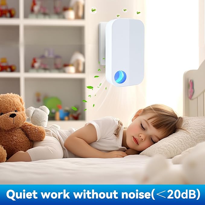 Air Ionizers Negative Ion Air Purifier for Home Portable Air Freshner for Office Living Room,kitchen,Bathroom,Pet Room, Quiet Operation Ionic Air Purifier for Bedroom(4)-PawvioPets