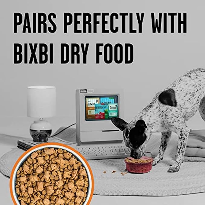 BIXBI Rawbble Freeze Dried Dog Food, Chicken Recipe, 4.5 oz - 98% Meat and Organs, No Fillers - Pantry-Friendly Raw Dog Food for Meal, Treat or Food Topper - USA Made in Small Batches-PawvioPets