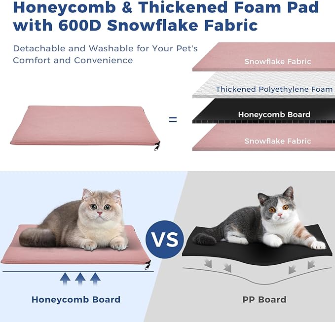 Apollo Walker Dog & Cat Carrier Backpack for 4-15lb Pets - Ventilated Safe Design with Padded Back Support, Breathable Mesh Pet Backpack for Hiking, Travel, Outdoor (Pink)-PawvioPets