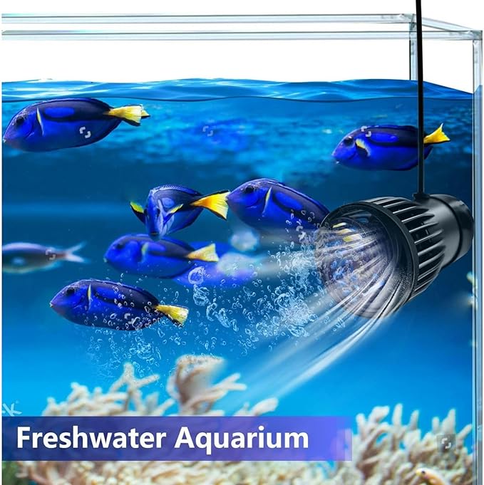 CONQUERALL 28W DC 24V Wave Maker 660-4700GPH Marine Aquarium Reef Powerhead 10-Speed Flow Controllable Multi Wave More Energy Saving Suit for Tropical Fish and Reef Tank-PawvioPets