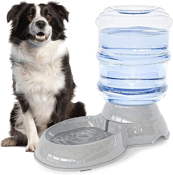 Automatic Dog Water Dispenser, 3 Gallon| 11L Gravity Automatic Pet Water Dispenser Station, Pet Waterer for Dogs and Cats, Large Capacity Water Feeder-PawvioPets