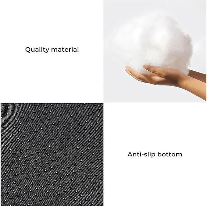 FUNNY FUZZY Pet Fluffy Fuzzy Couch Cover, Calming Washable Dog Bed Sofa Protector Pets Mat for Small Dogs and Cats (Tie-dye Grey,27.56 × 24.02 × 5.51 in)-PawvioPets