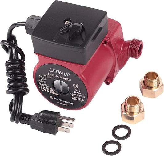 3/4 NPT 110V Hot Water 3-Speed Cast Iron Circulation Pump Circulator Pump-PawvioPets